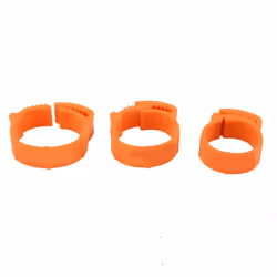 100Pcs Chicken Identification Leg Bands Tags Poultry Leg Bands Bird Leg Bands Duck Leg Bands Clip-on Rings