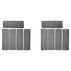 Flower Pot Hole Grid Mat Bottom Grid Mat 4 Inch x 12 Inch 10 Pieces of Gasket-Bonsai Drainage Net