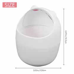 Mini Waste Bin Desktop Garbage Basket Cleaning Barrel Small Desk Organizer Storage Dustbins Animal Trash Can Paper Towel