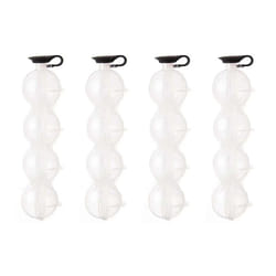 4X 4 Cavity Ice Square Maker Flexible Silicone Whiskey Cocktail DIY Round Ice Ball Food Grade Grid Party for Bar Kitchen