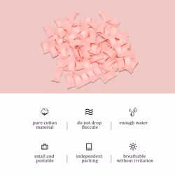 100 Pcs Compressed Towels Portable Disposable Compressed Cotton Coin Tissue Towel for Travel, Camping, Hiking