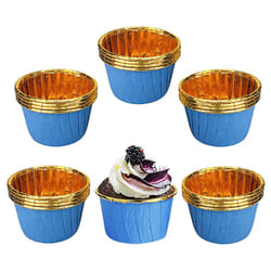CNNOTEPAD 100 Pcs Cupcake Cases,Cake Muffin Liners,Foil Baking Cups Paper