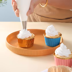 CNNOTEPAD 100 Pcs Cupcake Cases,Cake Muffin Liners,Foil Baking Cups Paper