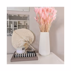 60Pcs Fall Dried Flowers Bunny Dried Flowers Lagurus Ovatus Rabbit Tail Grass for Dried Floral