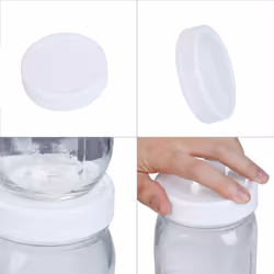 Regular Mouth Lids for Jar Lids Plastic Storage Caps for Canning Jars and More, Standard, Dia 70mm