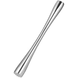 Cocktail Muddler Stainless Steel Lemon Masher Cocktail Muddler Ice Masher for Fruit Spice Ice Bars Tools 26 cm
