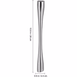 Cocktail Muddler Stainless Steel Lemon Masher Cocktail Muddler Ice Masher for Fruit Spice Ice Bars Tools 26 cm