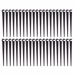200Pcs Irrigation Drip Support Stakes for 1/4-Inch Tubing Hose Flower Beds, Vegetable , Herbs