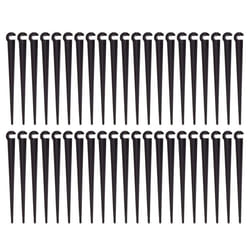 200Pcs Irrigation Drip Support Stakes for 1/4-Inch Tubing Hose Flower Beds, Vegetable , Herbs