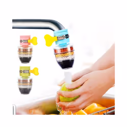 3Pcs Home Kitchen Water Softener Fluoride with Filtration Faucet Purifier Faucet Tap Water Purifier Filter