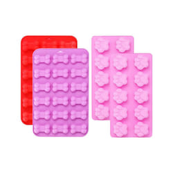 Silicone Molds Paw and Bone , Non-Stick Food Grade Silicone Molds for Chocolate, Candy, Jelly, Ice-Cube