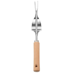 Wood Handle Stainless Steel Garden Weeder Hand Weeding Removal Cutter Puller Tools Multifunction Weeder