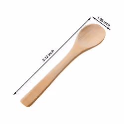 30 Pieces Mini Wooden Spoon Small Soup Spoons Serving Spoons Condiments Spoons Wooden Honey Teaspoon Wood Color