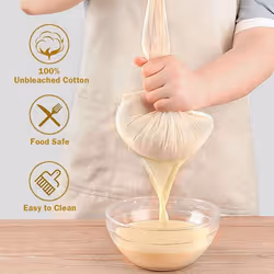 Muslin Cloths for Cooking, Unbleached Cheese Cloths,Cotton Reusable and Washable Cheese Cloths for Straining