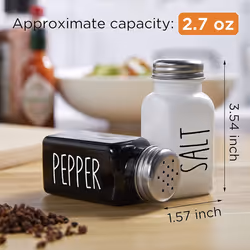 Salt and Pepper Shaker Set Farmhouse Salt Shaker Modern Farmhouse Kitchen Table Decoration