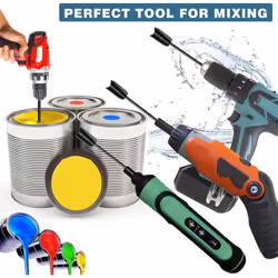 Resin Mixer Epoxy Mixer Paddles-Multipurpose Bidirectional Paint Stirrer for Drill Epoxy & Paint Mixer Drill Attachment