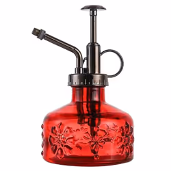 Glass Spray Bottle Watering Flowers Gardening Supplies Watering Spray Bottle Red