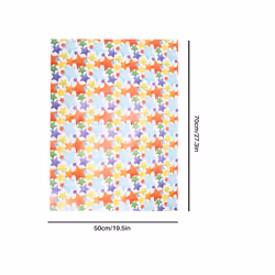 Rainbow Birthday Wrapping Paper, Recyclable Birthday Women Girls ,for All Decoration Occasions