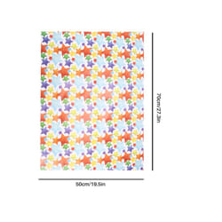 Rainbow Birthday Wrapping Paper, Recyclable Birthday Women Girls ,for All Decoration Occasions