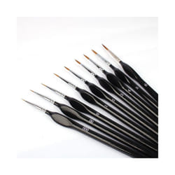Detail Paint Brushes Set 9Pcs Miniature Brushes,Suitable for Acrylic Painting, Oil, Watercolor, Paint By Numbers