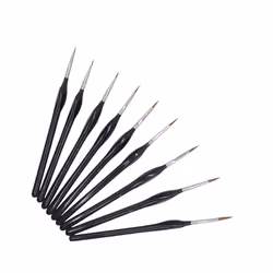 Detail Paint Brushes Set 9Pcs Miniature Brushes,Suitable for Acrylic Painting, Oil, Watercolor, Paint By Numbers
