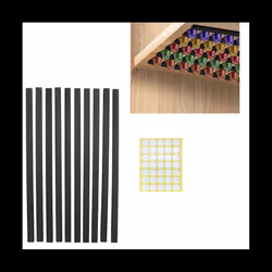 Cup Holder Coffee Pod Holder Self Adhesive Coffee Pods Holder for Any Coffee Pods Organizer Station