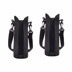 2 x Bottle Carrier Bag, Bottle Bag Holder, Adjustable Shoulder Strap, Cooler Bag for Daily Outdoor Activities,