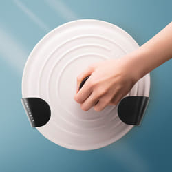 Pot Lid Holder, 5 Pairs Pot and Pan Organizer for Cabinet, Adjustable Lid Holder, Cupboard Door Organizer, Pot