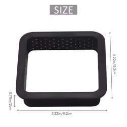 10 Pcs Square Cake Rings Heat Resistant Perforated Cake Mousse Ring Non-Stick Bakeware Cake Mini Cake Mold Cake