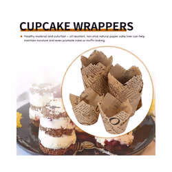 150pcs Cupcake Cases Baking Cups Muffin Liners Greaseproof Paper Cupcake Cases for Wedding Birthday Party