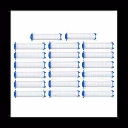 20 Piece Replacement Hard Water Shower Filter - High performance shower water filter for removing chlorine and