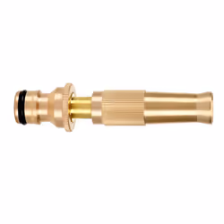 3X High Pressure Hose Nozzle Heavy Duty Brass Water Hose Nozzles for Garden Hoses Adjustable Function