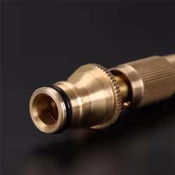 3X High Pressure Hose Nozzle Heavy Duty Brass Water Hose Nozzles for Garden Hoses Adjustable Function