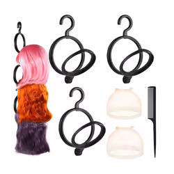 CNNOTEPAD Wig Stands, Hangers,Foldabe Holders For Hanging Multiple Wigs