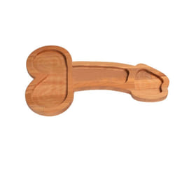 Aperitif Board, Unique Solid Wood Charcuterie Boards, Kitchen Wine Meat Cheese Platter for Bachelor Party Gift 24cm