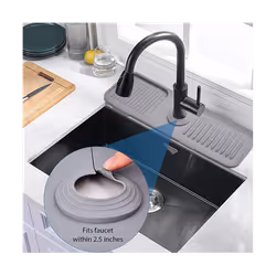 Sponge Holder for Kitchen Sink, Sink Protectors for Kitchen Sink, Sink Accessories, Sink Splash Protector Behind , XL