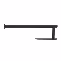 Paper Towel Holder-Under Cabinet Black Paper Towel Rack,Wall Mount Towel Paper Holder for Kitchen, Bathroom