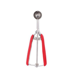 3cm Ice Cream Scoop Cookie Ball Stainless Ice Cream Ball Spoon Fruits Ball Mash Potato Kitchen Tool-Red