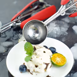 3cm Ice Cream Scoop Cookie Ball Stainless Ice Cream Ball Spoon Fruits Ball Mash Potato Kitchen Tool-Red