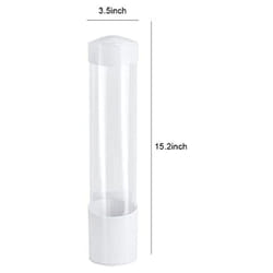 Cup Dispenser, Cup Holder Fits 3Oz - 7Oz Flat Bottom or Cone Cups Water Cups Dispenser Bathroom