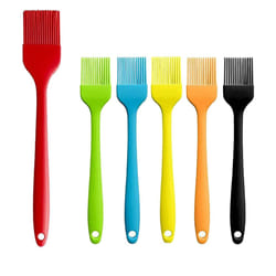Silicone Basting Brush for Cooking,High Temperature Resistance Basting Brush for Baking,BBQ and Kitchen Cooking,Set of 6