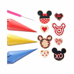 122Pcs Tipless Piping Bags - 100Pcs Disposable Piping Pastry Bag for Icing/ Decorating -Cake Decorating Tools