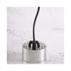Mini Mist Maker, 12 LED Mister Fogger Water Fountain Pond Fog Machine Atomizer Air Humidifier for , Christmas