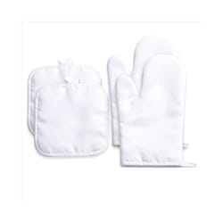 CNNOTEPAD Sublimation Blank Oven Mitts Set for DIY Dining Room Accessories