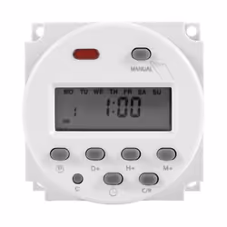 New LCD Digital Control Power Programmable Timer DC 12V 16A Time Relay Switch