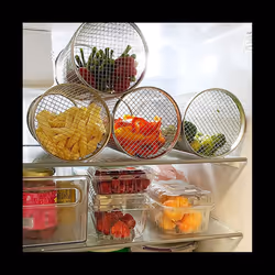 Barbecue Basket Stainless Steel Grill Outdoor BBQ Basket Grate with Hook and Fork Travel Camping Picnic Cookware 20CM