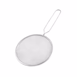Fine Mesh Strainer Oil Colander Sieve Scoop 12cm Dia