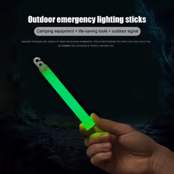 10Pcs Survival Kit Glowing Stick Emergency Light Sticks for Camping and Emergency Survival Earthquake