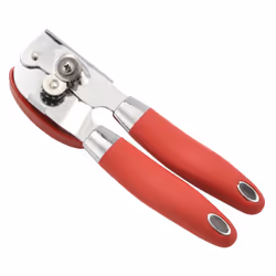Can Opener Manual, Food Grade Stainless Steel Heavy Duty Opener with Edge, Safe and Efficient Opening