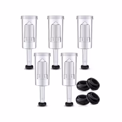 Fermentation Lids Kit,Airlock for Fermentation Air Locks with Black Grommets Airlock Bubble for Beer and Wine, Jar